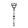 Winslow - Platinum Round Shape Diamond Engagement Ring - 0.35 ct