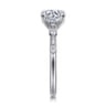 Carinna - Platinum Round Diamond Engagement Ring - 0.23 ct