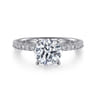 Logan - Platinum Round Diamond Engagement Ring - 0.36 ct