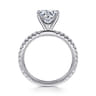 Logan - Platinum Round Diamond Engagement Ring - 0.36 ct