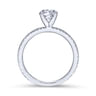 Oyin - Platinum Round Diamond Engagement Ring - 0.16 ct