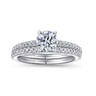 Oyin - Platinum Round Diamond Engagement Ring - 0.16 ct