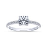 Oyin - Platinum Round Diamond Engagement Ring - 0.16 ct
