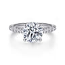 Luciole - Platinum Round Diamond Engagement Ring - 0.57 ct