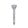 Erica - Platinum Round Diamond Engagement Ring - 0.51 ct