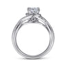 Bailey - 14K White Gold Cushion Cut Diamond Engagement Ring - 0.09 ct
