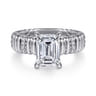 14K White Gold Diamond Engagement Ring - 0.15 ct
