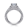 Kera - 14K White Gold Oval Diamond Engagement Ring - 2.9 ct