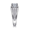 Sutter - 14K White Gold Round Diamond Engagement Ring - 0.7 ct
