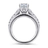 Jessa - 14K White Gold Round Diamond Engagement Ring - 1.26 ct