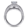 Milene - 14K White Gold Round Diamond Engagement Ring - 0.6 ct