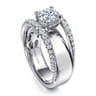 Milene - 14K White Gold Round Diamond Engagement Ring - 0.6 ct