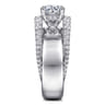 Milene - 14K White Gold Round Diamond Engagement Ring - 0.6 ct