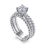 Dorian - 14K White Gold Round Diamond Engagement Ring - 0.53 ct