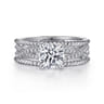 Gene - 14K White Gold Round Diamond Engagement Ring - 0.31 ct