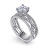 Gene - 14K White Gold Round Diamond Engagement Ring - 0.31 ct