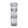 Reeba - 14K White Gold Round Diamond Engagement Ring - 0.35 ct