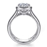 Connor - 14K White Gold Round Diamond Engagement Ring