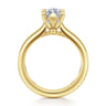 Reeve - 14K Yellow Gold Marquise Shape Diamond Engagement Ring - 0.08 ct