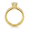 Reeba - 14K Yellow Gold Pear Shape Diamond Engagement Ring - 0.3 ct