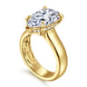 Reeve - 14K Yellow Gold Pear Shape Diamond Engagement Ring - 0.11 ct