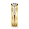 Reeba - 14K Yellow Gold Princess Cut Diamond Engagement Ring - 0.3 ct