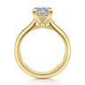 Reeve - 14K Yellow Gold Princess Cut Diamond Engagement Ring - 0.05 ct