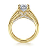 Sutter - 14K Yellow Gold Round Diamond Engagement Ring - 0.7 ct