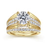 Sutter - 14K Yellow Gold Round Diamond Engagement Ring - 0.7 ct