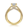Zoella - 14K Yellow Gold Round Diamond Engagement Ring - 0.47 ct