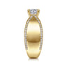 Zoella - 14K Yellow Gold Round Diamond Engagement Ring - 0.47 ct