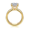 Reeba - 14K Yellow Gold Round Diamond Engagement Ring - 0.35 ct