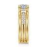 Reeba - 14K Yellow Gold Round Diamond Engagement Ring - 0.3 ct