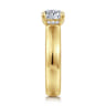 Reeve - 14K Yellow Gold Round Diamond Engagement Ring - 0.07 ct