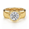 Connor - 14K Yellow Gold Round Diamond Engagement Ring