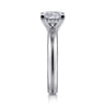 Neema - 18K White Gold Princess Cut Diamond Engagement Ring - 0.06 ct
