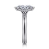 Neema - Platinum Marquise Shape Diamond Engagement Ring - 0.05 ct