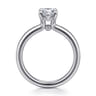 Neema - Platinum Pear Shape Diamond Engagement Ring - 0.06 ct