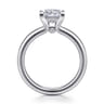 Neema - Platinum Princess Cut Diamond Engagement Ring - 0.06 ct