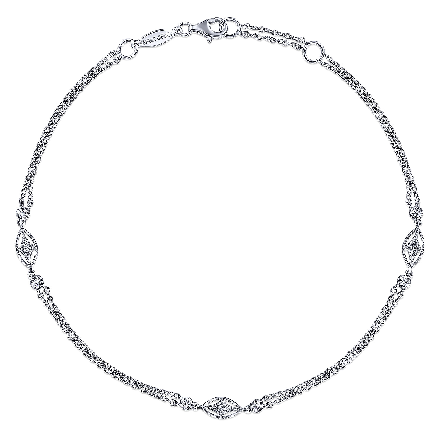 アクセサリー [m-BL207] Karen Silver Anklet 23cm m-BL207] Karen Silver Anklet 23cm - メルカリ
