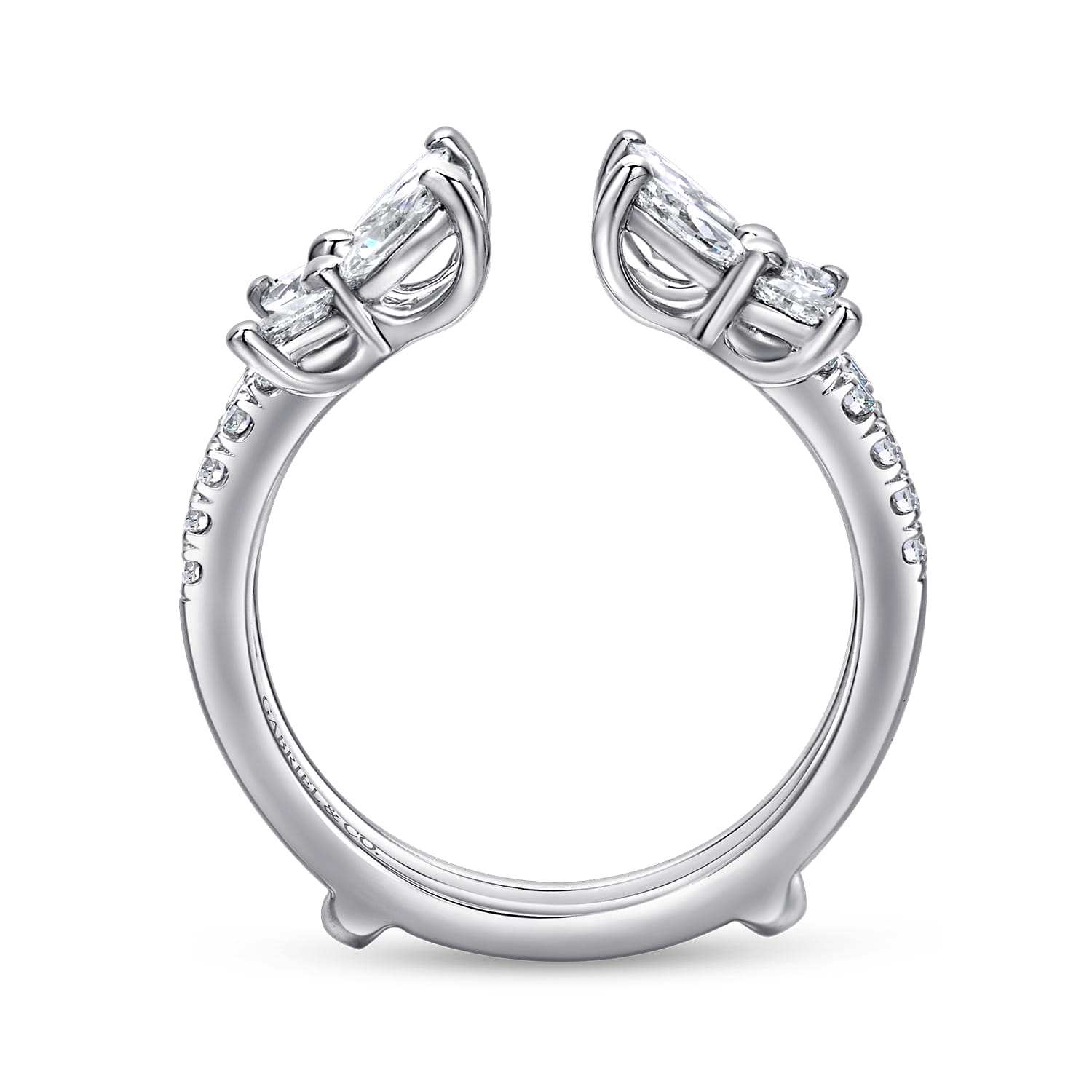 and Diamond Ring Enhancer in 14K White Gold, photograph 2