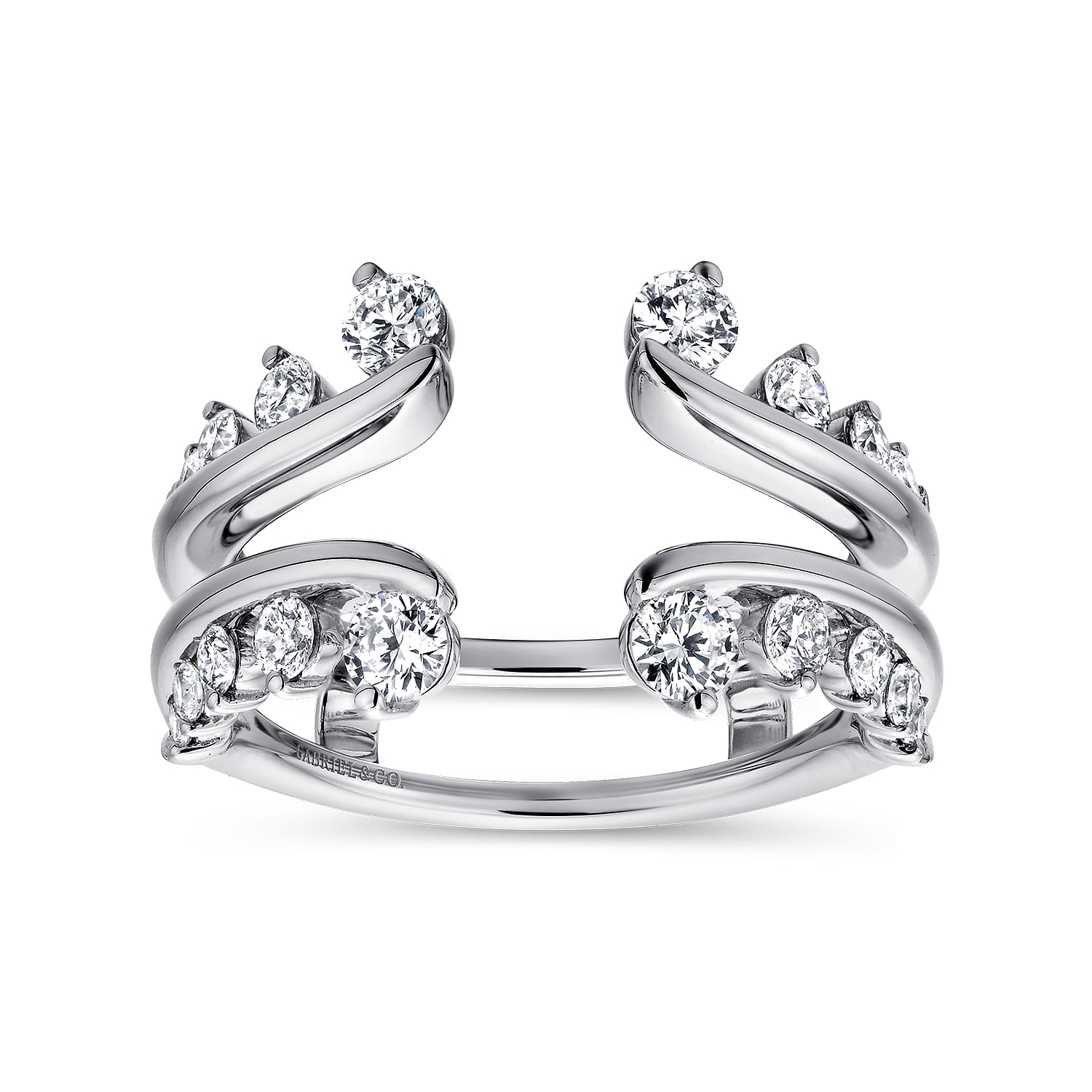 Diamond Ring Enhancer in Platinum, photograph 4