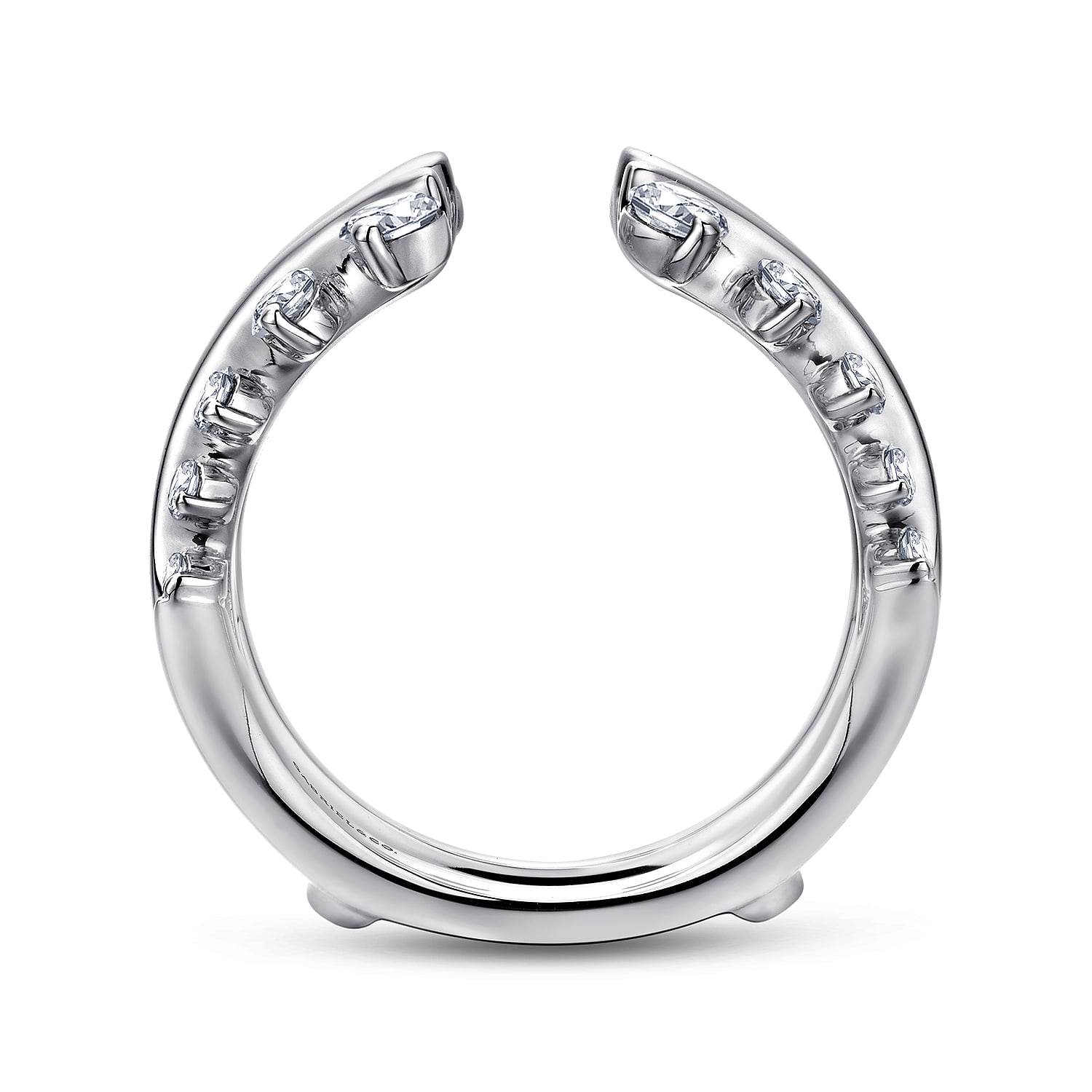 Diamond Ring Enhancer in 14K White Gold, photograph 2