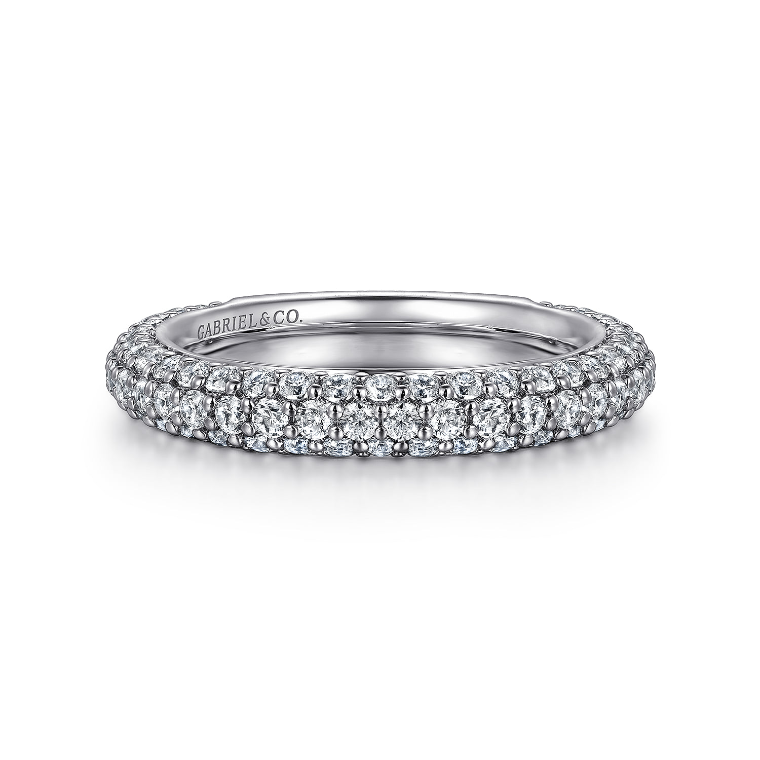 Diamond Pave Anniversary Band