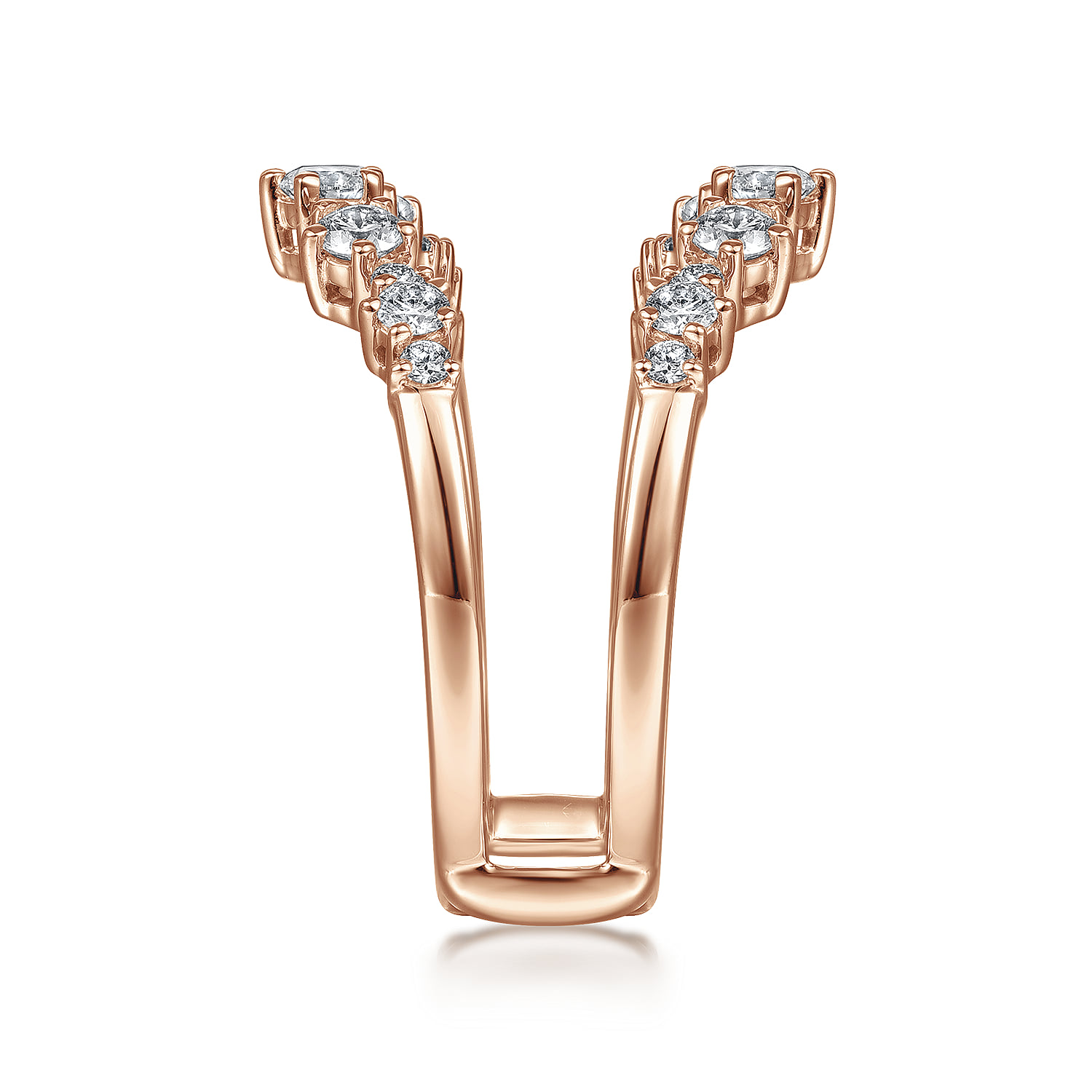 Diamond Ring Enhancer in 14K Rose Gold, photograph 4