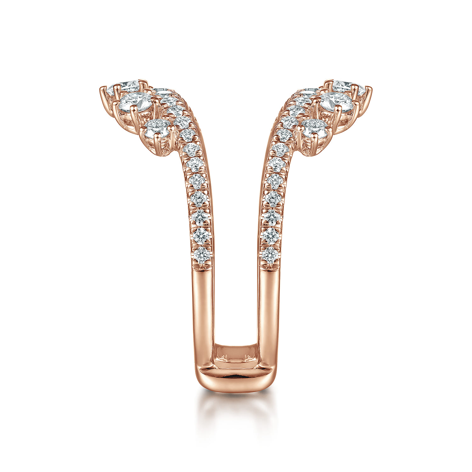 Diamond Ring Enhancer in 14K Rose Gold, photograph 4
