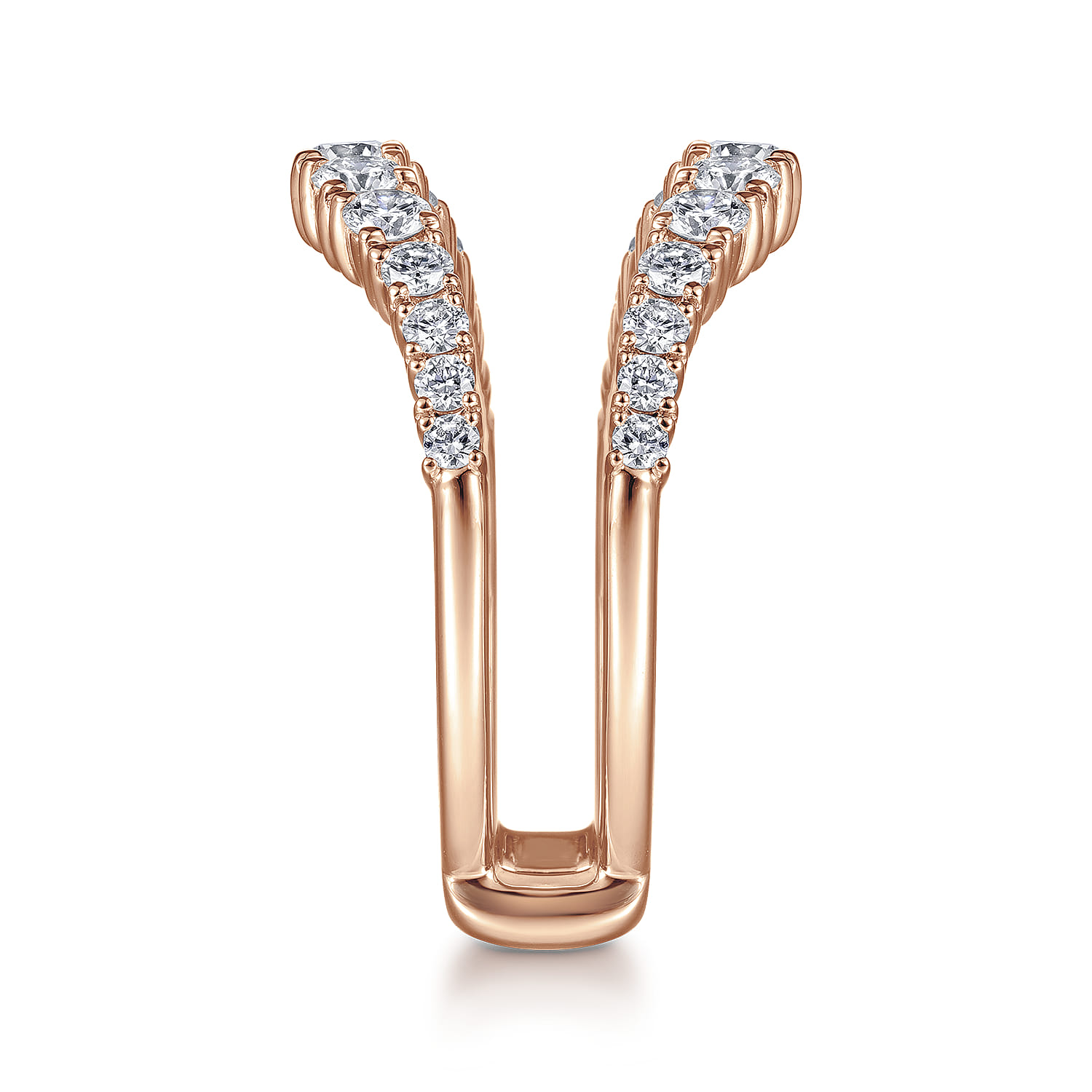 Diamond Ring Enhancer in 14K Rose Gold, photograph 4