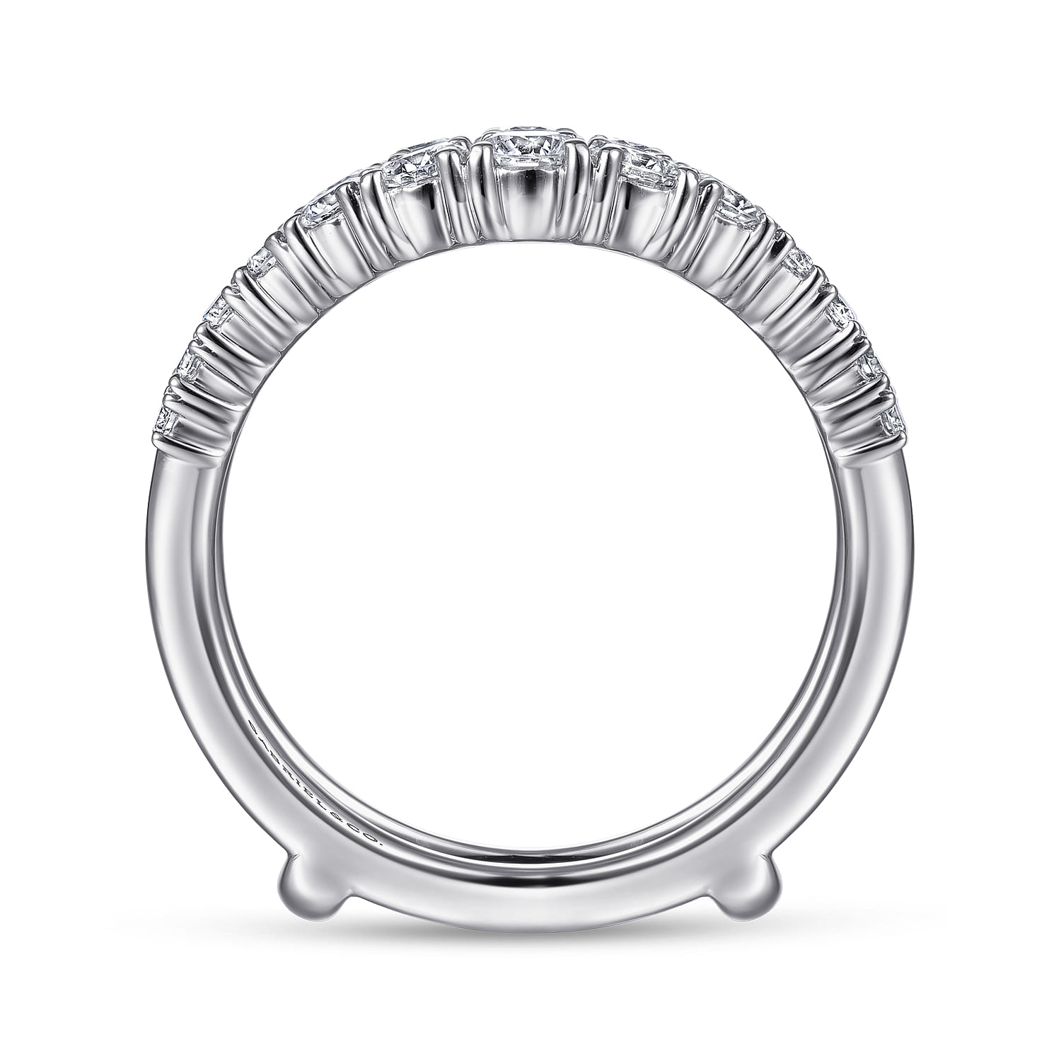 Diamond Ring Enhancer in 14K White Gold, photograph 2
