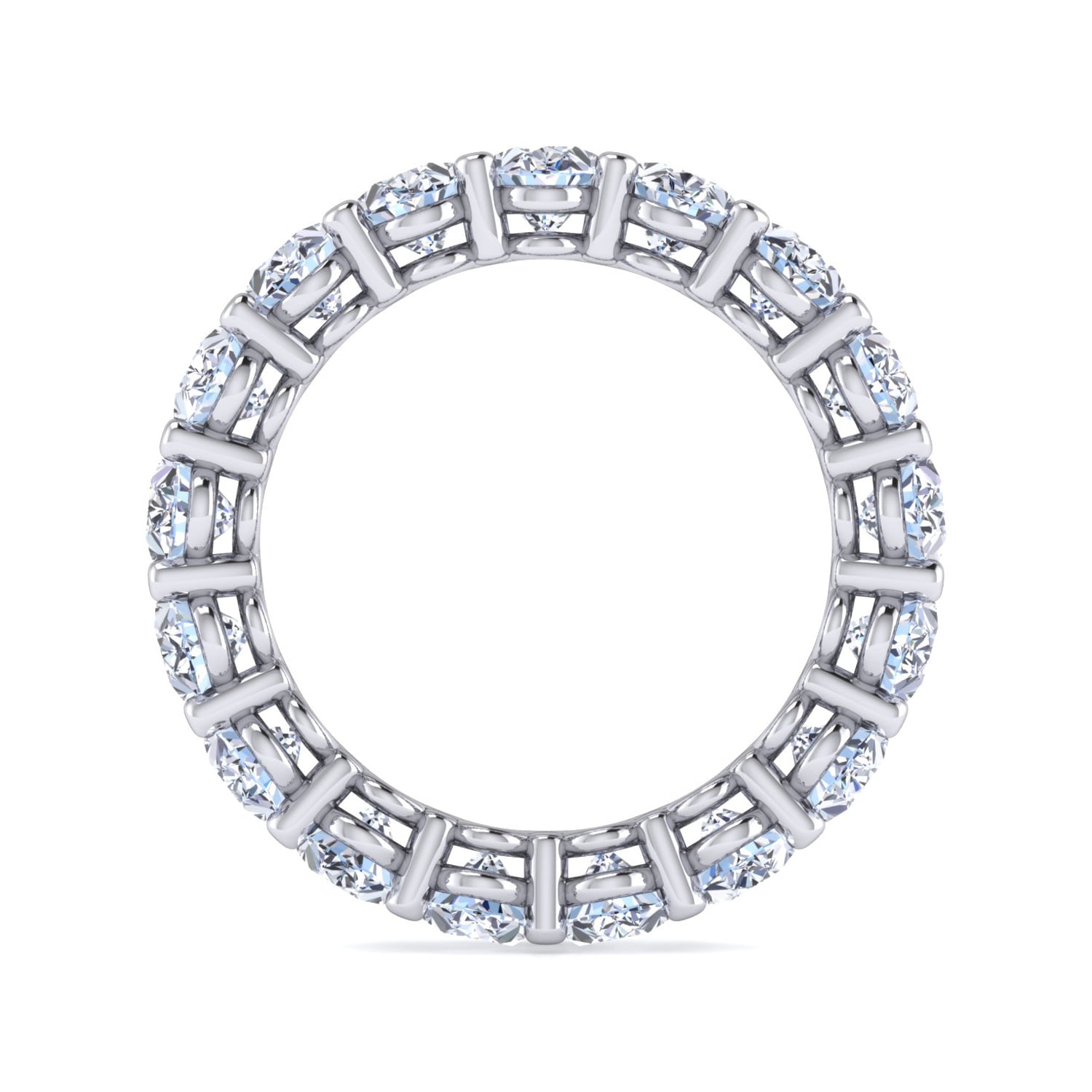Diamond Eternity Band in 14K White Gold, photograph 2