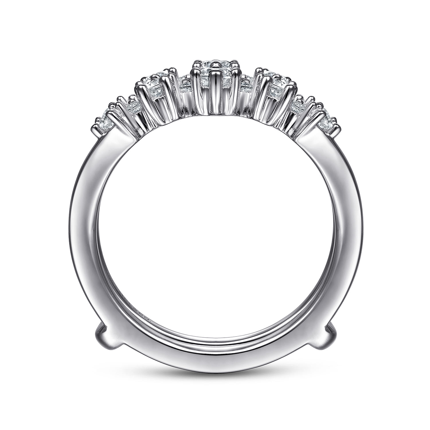 Diamond Ring Enhancer in 14K White Gold, photograph 2